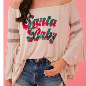 Judith March Santa Baby Top.
